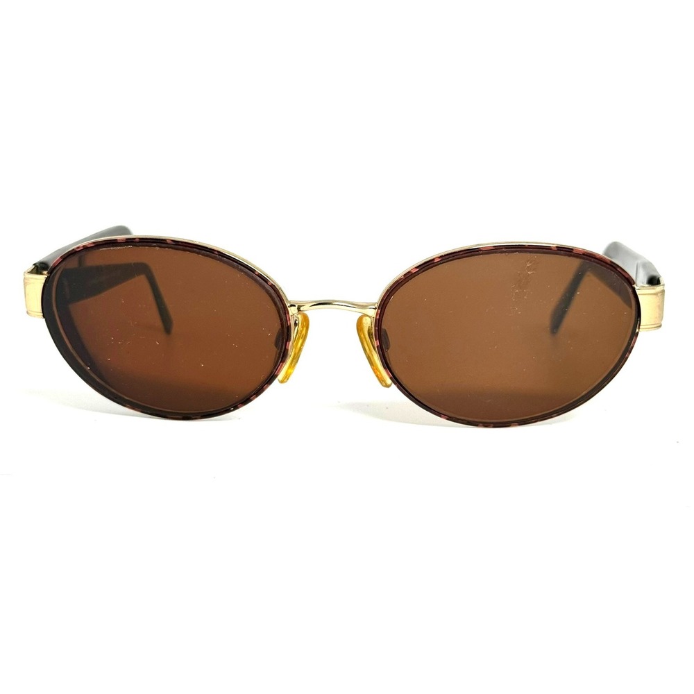 Sergio Tacchini Sunglasses S.T. 1072-S T802/13 Gold Tortoise Oval Italy 130mm